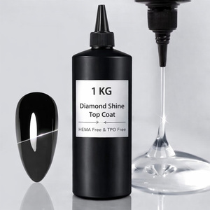 KODIES <span class=keywords><strong>GEL</strong></span> Diamond Shine <span class=keywords><strong>Top</strong></span> <span class=keywords><strong>Coat</strong></span> Recarga sin necesidad de limpiar Acabado en <span class=keywords><strong>gel</strong></span> Libre de HEMA Libre de TPO Esmalte en <span class=keywords><strong>gel</strong></span> UV p - Product Image 1