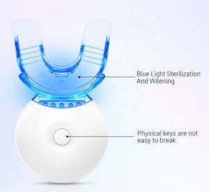 Smilekit Paten Lampu LED Pemutih Gigi LED Nirkabel Rumahan Merah Biru Nirkabel Isi Ulang Laser LED Light Logo Pribadi - Product Image 5