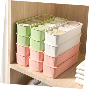 New Tidy up Household <b>Drawer</b> Type <b>Plastic</b> Underwear Organizer <b>Storage</b> Box - Product Image 4
