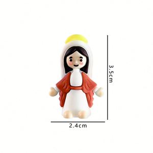 Figuras en Miniatura de la Virgen María para Jugar al Escondite, Regalos Religiosos Clásicos para Huevos de Pascua - Product Image 5