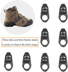 Crochets pour chaussures, œillets pour bottes, kit de réparation d'œillets pour bottes, crochets rapides, faciles à lacer et à utiliser - Product Image 6