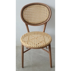 Silla de ratán de jardín al aire libre de color bambú Natural - Product Image 2