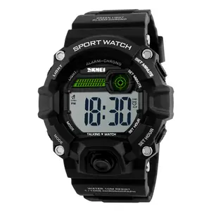 skmei 1162 new generation waterproof music alarm talking voice sport digital watches