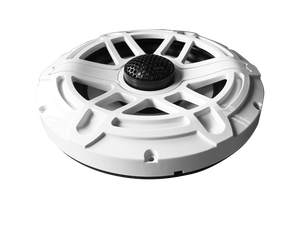 8 Inch Boat Speakers Black & White Grilles LED Right 4 Ohms 120 Watts Full-range Audio for a Marine <b>Environment</b> - Product Image 3