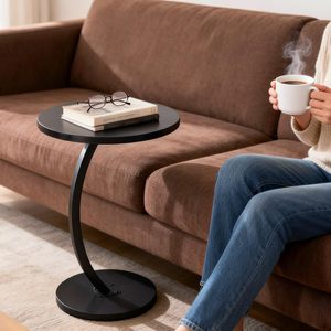 Mesa Pequeña Sencilla, Mesa de Centro para Sofá, Estante Auxiliar para Cama, Estante de Almacenamiento para Sala de Estar, Mesa Auxiliar - Product Image 2