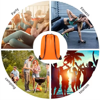 Sac à cordon personnalisé promotionnel de haute qualité à prix abordable, vente en gros pour la gym, le basketball, le marathon, les voyages