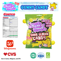 Bonbons au citron aigre Bonbons acidulés au goût de citron intense Certifiés HACCP Fournisseur d'usine chinoise
