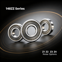 Roulement à billes à gorge profonde 8-14-4mm MR148ZZ en acier GCr15 à double écran P6 ZV4 pour pièces de robot