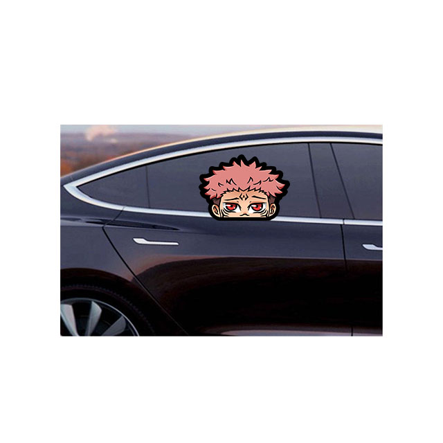 Hot sale Naruto / Demon Slayer/Attack on Titan 3D Sticker for Car Window 3D Japanese Anime Figure Sticker