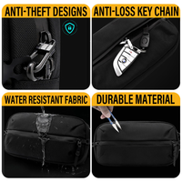 Tas pinggang anti bau, Tas Pinggang Mini tahan bau dengan kunci Stash Bros