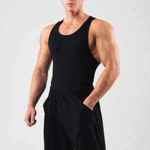 Wholesale Custom Summer Sleeveless Quick Dry <b>Undershirt</b> Tank Top for Men 100% Cotton Casual Style for Gym Use - Product Image 3