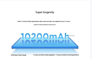แท็บเล็ต New Yunli 12.1 นิ้ว Wi-Fi สำหรับความบันเทิงและการเรียนรู้ ประสิทธิภาพ AI ระดับเรือธง หน้าจอขนาดใหญ่ 2.5K Ultra HD ชิปเซ็ต MTK หน่วยความจำ 8GB+128GB สีเทา - Product Image 5
