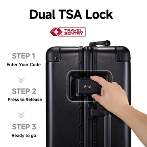 <span class=keywords><strong>Valise</strong></span> de voyage en aluminium PC, 20 pouces, bagage à main avec roulettes pivotantes, légère, durable, en polycarbonate, sans fermeture éclair - Product Image 4