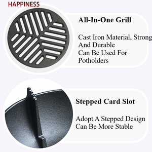 Poêles en fonte de style coréen, poêle à gaz en fonte, <span class=keywords><strong>plaque</strong></span> de cuisson à brûleur unique, brûleur en fonte, poêle à <span class=keywords><strong>bois</strong></span> - Product Image 2