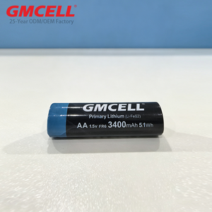 Batería GMCELL Li-FeS2 AA FR6 1.5V 3400mAh de gran capacidad de litio para linterna -40-60 ℃ - Product Image 6