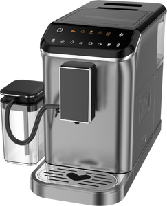 Máy Pha Cà Phê Bán Tự Động 2 Trong 1 Máy Pha Cà Phê Cappuccino Espresso Bằng Thép Không Gỉ Có Máy Tạo Bọt Sữa - Product Image 1