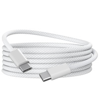 Câble USB-C tressé en nylon OEM 60W 100W PD 3A 5A à charge rapide, câble de données USB-C 480 Mbps pour iPhone 15 17 Pro MacBook