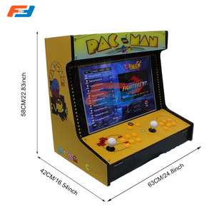 Máy chơi <span class=keywords><strong>game</strong></span> thùng nhỏ màn hình 32 inch, hai người chơi, trò chơi đối kháng, hoạt động bằng tiền xu, dùng cho giải trí - Product Image 4