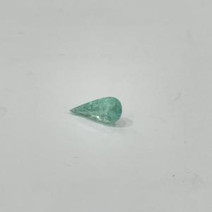 Pierre précieuse naturelle rare en tourmaline Paraiba, taille goutte d'eau, transparente, minérale, pour la fabrication de bijoux fins - Product Image 1