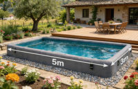 Piscine gonflable géante pour événements à domicile, qualité commerciale, fabrication OEM ODM