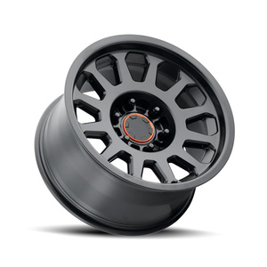 Jantes en alliage d'aluminium forgé, profondes, noir mat brillant, 17X9, personnalisées, robustes, tout-terrain, pour Silverado Fox Factory Edition ZR2 - Product Image 2