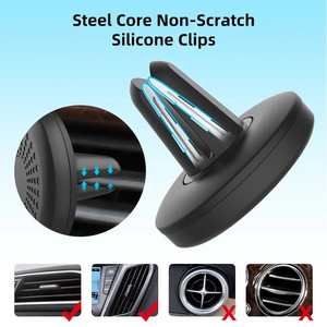 Soporte magnético universal para teléfono de coche, rotación de 360 ​​grados, para montaje en la rejilla de ventilación del salpicadero, color negro - Product Image 5
