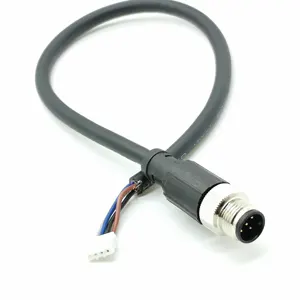 Waterproof Panel Mount M16 M12 Connector Cable To 2.0 MM JST Molex 3Pin/4Pin PHR 04PAP-03V-S Pin Female Connector
