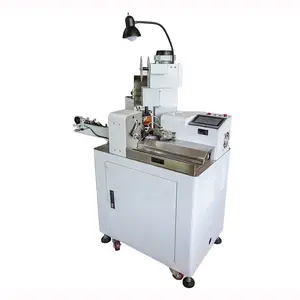 X-CM203A Fully automatic wire cutting stripping one end terminal crimping another end tinning machine