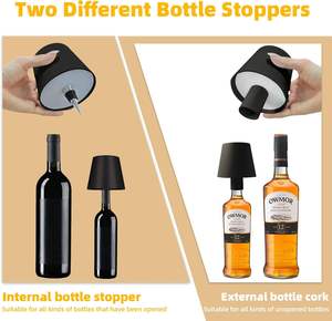 Lámpara de Mesa LED Recargable al por Mayor, Luz Decorativa en Forma de Botella, Regulable, Portátil, Resistente al Agua IP54 - Product Image 6