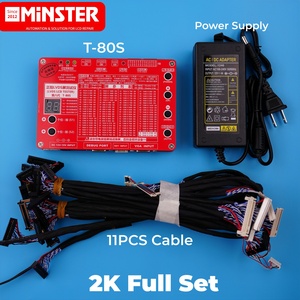 T-80S testeur de panneau d'affichage d'écran de <span class=keywords><strong>TV</strong></span> LED LVDS de <span class=keywords><strong>nouvelle</strong></span> génération V8.0 avec l'alimentation d'énergie et 20 câbles utilisés communs de PCS - Product Image 5