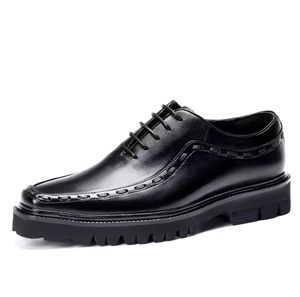 Chaussures Oxford pour hommes en cuir véritable faites à la main, à bout fermé, à enfiler, imperméables, pour le travail et les occasions formelles - Product Image 5