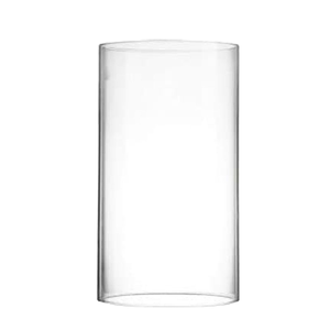 FINE Chandelier en verre minimaliste, plusieurs tailles disponibles, design ouvert, abat-jour cylindrique sans fond, style antique - Product Image 1