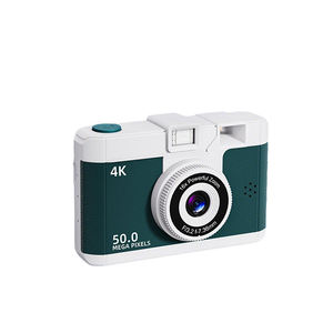 กล้องดิจิตอลย้อนยุคแบบต่อพ่วง 50MP 4K ซูม 16 เท่า พร้อมช่องมองภาพออปติคอลในตัว กล้อง CCD พกพาสำหรับนักเรียน ถ่ายวิดีโอบล็อก - Product Image 2