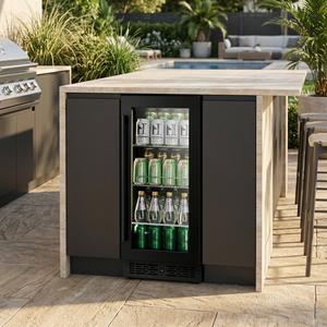 Refrigerador/Enfriador NE-351-P de Acero Inoxidable para Debajo del Mostrador, con Puerta de Vidrio Individual, Zona de Temperatura Única, para Bebidas, para el Hogar - Product Image 6