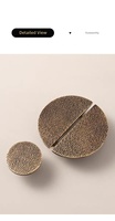 Poignée de meuble ronde en laiton antique Santaya, poignée de tiroir de bureau, quincaillerie de meuble multifonction moderne, cuisine, 25 mm