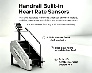 Máquina Eléctrica para Subir Escaleras con Resistencia Ajustable, Uso Comercial, Diseño Gris y Negro - Product Image 4