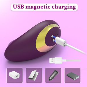 รีโมทไร้สาย ชาร์จแม่เหล็กผ่าน USB 10 ระดับความถี่สั่นสะเทือน กระตุ้นคลิตอริส เครื่องสั่นสำหรับผู้หญิง วัสดุซิลิโคนเนื้อนุ่ม - Product Image 2