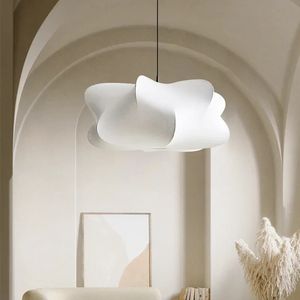 Lampes suspendues en tissu, style moderne, simple, minimaliste, contemporain, luminaire recouvert de soie, lustre <span class=keywords><strong>pour</strong></span> <span class=keywords><strong>plafond</strong></span> haut - Product Image 6