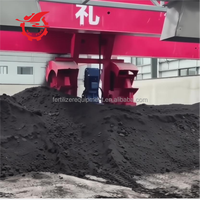 Retourneur de compost industriel de grande taille pour le traitement inoffensif du fumier d'élevage et le broyage de la paille