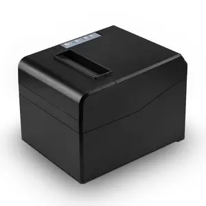 Printer tanda terima termal Pos pemotong otomatis, 3 inci 80mm Printer Usb untuk mencetak tiket