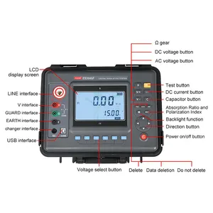 DC AC電圧計高電圧安定性と信頼性の高い変圧器ケーブル絶縁抵抗テスターマルチメーター