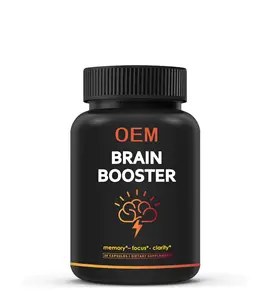 OEM ODM Private Label Bacopa Monnieri Extract Vitamins Capsules Brain Booster Health Care Food 1000 Bottles