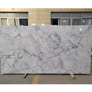 TMZ Luxury Modern 7007 Super White PD Encimeras de cuarzo Diseño de modelo 3D de alta calidad para hoteles ODM/OEM Piedra artificial - Product Image 1