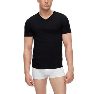 Camisetas de Algodón Blancas con Cuello en V para Hombre, Fabricadas en China - Product Image 3