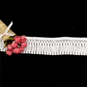 6cm 100% algodón a granel lejía borla flecos encaje - Product Image 2