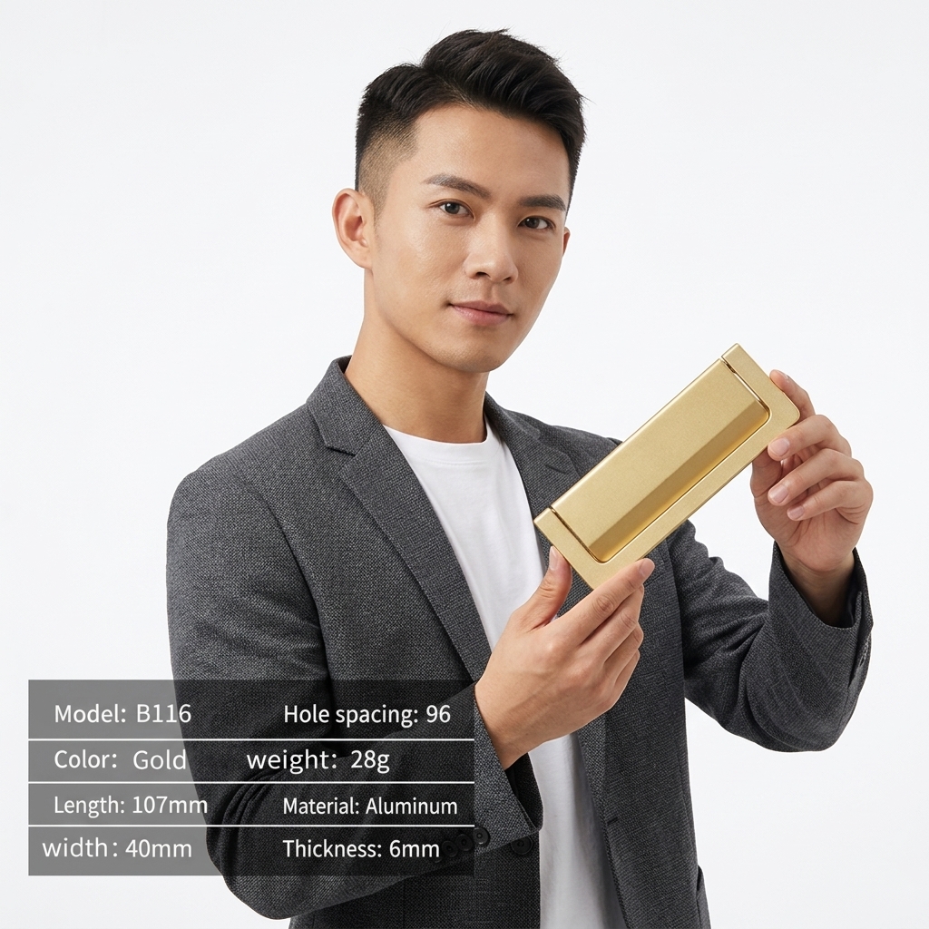 Manufacturer's Direct Delivery Aluminium Handle Modern Luxury Handles for Kitchen Cabinets Furniture Handles