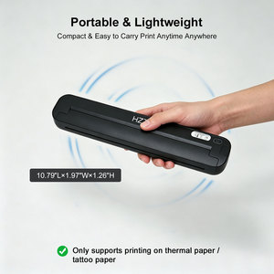 Impresora Térmica de Bolsillo A4 Mini del Fabricante, Impresora de Documentos Inalámbrica Portátil en Blanco y Negro sin Tinta para el Hogar o la Oficina - Product Image 3