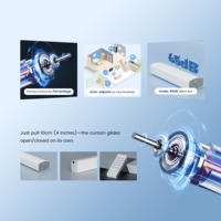 Motor de Cortina Inteligente KEMEK Zigbee con Función de Conexión para Automatización del Hogar Tuya