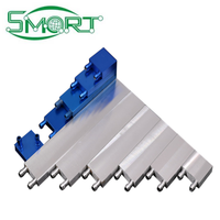 Tête de refroidissement à eau en aluminium pur pour électronique intelligente 40*200*11.8mm, plaque de refroidissement à eau à double surface plate avec canal d'eau en forme de M