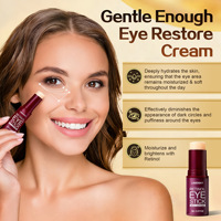 Crème pour les yeux en stick anti-rides raffermissante au rétinol et aux peptides pour éliminer les poches et les cernes sous les yeux, marque privée